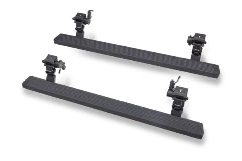 RealTruck VoltStep Electric Running Board Kit Protective Bedliner Coating 2018-2026 Jeep Wrangler Go Rhino