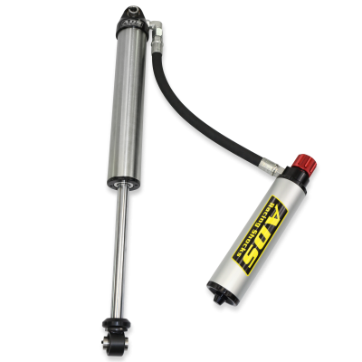 Race 2.125 inch Smooth Body Adjustable Remote Reservoir Shock 90 Degree 2.125 inch x 16 inch Stroke 26.54 Inch Collapsed 42.53 Inch Extended ADS Shocks