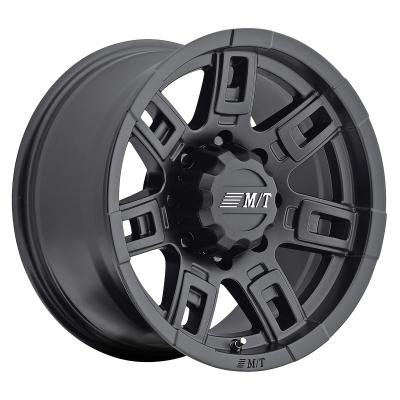 Sidebiter II Wheel 16X8 4.5 x 8X6.50 Hub Bore 4.929 Satin Black Mickey Thompson
