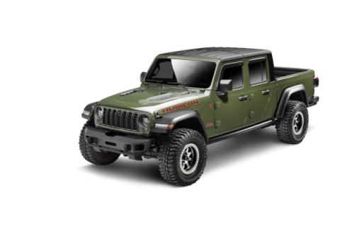 Trailline Front Stubby Bumper Textured Black 2018-2026 Jeep Wrangler JL 2020-2025 Jeep Gladiator Go Rhino