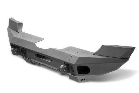 Trailline Bumper Fairlead Mount Plate Textured Black 2018-2026 Jeep Wrangler JL 2020-2025 Jeep Gladiator Go Rhino