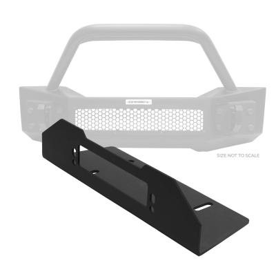Trailline Bumper Fairlead Mount Plate Textured Black 2007-2026 Jeep Wrangler JK/JL 2020-2025 Jeep Gladiator Go Rhino