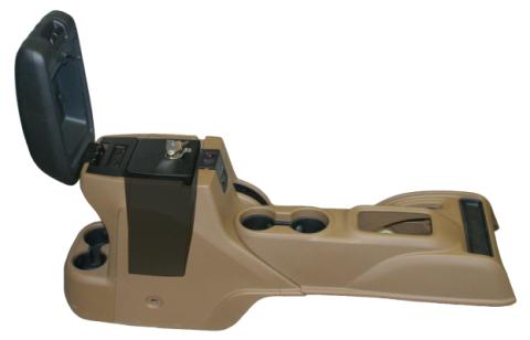 Console Safe - 11-18 Wrangler JK w/ Factory Console Black Tuffy Security Products