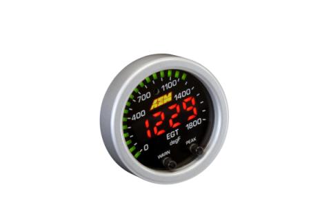 X-Series EGT Gauge Kit 0-1800F/0-1000C Black Bezel and Black Faceplate AEM Electronics