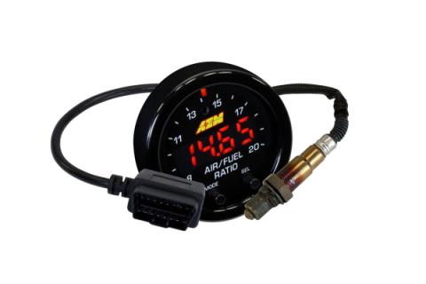 X-Series OBDII Wideband AFR Gauge Kit OBDII Connectivity on 08-up Vehicles Only AEM Electronics