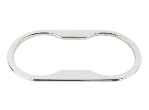Jeep JK Cup Holder Bezel 07-10 Wrangler JK Polished Silver Kentrol