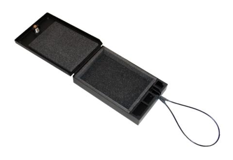 Portable Safe For Full-Size Pistols Universal Black Includes Security Cable Tuffy Security Products