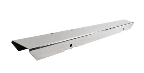 Jeep YJ 54 Inch Front Bumper Without Holes (No License Plate Holes) 87-95 Wrangler TJ Polished Silver Kentrol