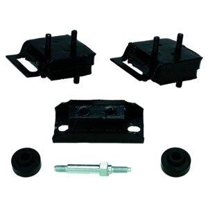 Engine and Transmission Mount Kit for 76-91 Jeep CJs, SJ, J-Series w/ AMC V8 Eng Crown Automotive