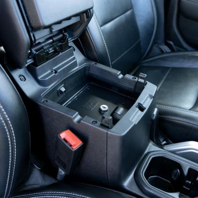 Console Safe - 20-23 Gladiator / 18-23 Wrangler JL w/ Factory Console Black Tuffy Security Products
