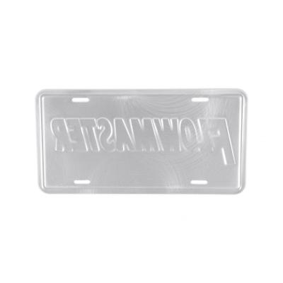 License Plate Standard 12 X 6 Inch Size With High Gloss Graphics On Embossed Aluminum Flowmaster