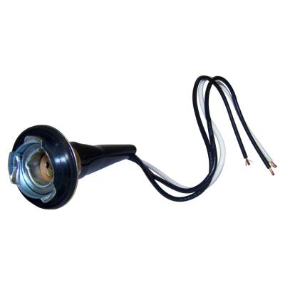 Parking Lamp Socket &amp; Wiring for Select 76-96 Jeep SJ, J-Series, XJ, MJ Crown Automotive