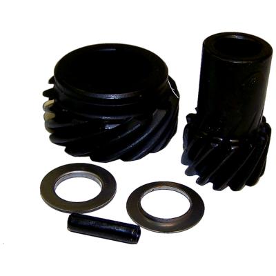 Distributor and Gear Kit for 1971-1991 Jeep CJs, SJ, J-Series, C101 w/ V8 Engine Crown Automotive