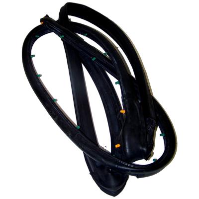 Left Door Weatherstrip for 1997-2006 Jeep TJ Wrangler w/ Full Steel Doors Crown Automotive