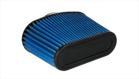 Pro 5 Air Filter Blue 3.5 Inch/ 4.0 Inch H x 8.75 Inch W/ 3.0 Inch H x 8.0 Inch W/ 6.0 Inch Oval Volant