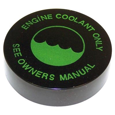 Coolant Bottle Cap for 1993-1994 Jeep ZJ Grand Cherokee, Black Plastic Crown Automotive