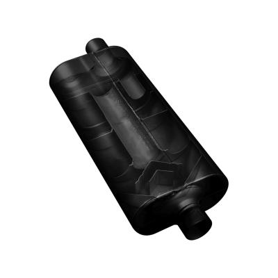 70 Series Chambered Muffler 70 Series 2.25 Dual In 2.25 Dual Out Mild Sound Flowmaster