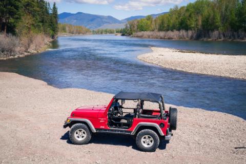Jeep Bikini Top Header Safari Bikini Tops For Jeep 1997-2002 Wrangler TJ Spice Fabric Bestop