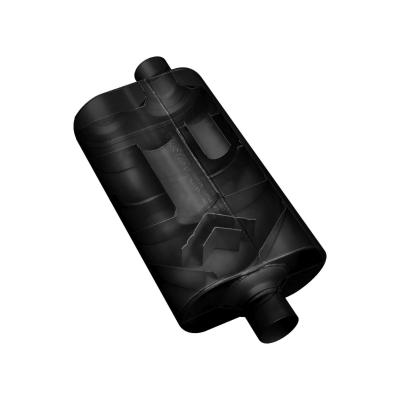 Super 50 Series Chambered Muffler Super 50 2.50 Offset In 2.50 Center Out Mild Sound Flowmaster