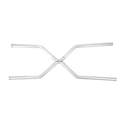 X-Terminator X-Pipe Installation Kit Universal Fit 3 Inch Diameter 24 Inch X 56 Inch Mandrel-Bent Tubing Includes Collectors And U-Bolts Adjustable Cut To Fit Tubing FlowTech