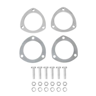 X-Terminator X-Pipe Installation Kit Universal Fit 3 Inch Diameter 24 Inch X 56 Inch Mandrel-Bent Tubing Includes Collectors And U-Bolts Adjustable Cut To Fit Tubing FlowTech