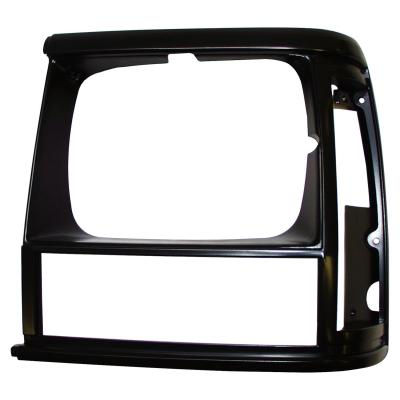 Left Black Headlight Bezel for 1991-1996 XJ Cherokee &amp; 1991-1992 MJ Comanche Crown Automotive
