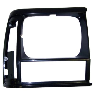 Flat Black Right Headlight Bezel for 91-96 XJ Cherokee &amp; 91-92 MJ Comanche Crown Automotive