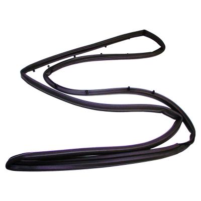 Right Door Weatherstrip - Jeep 76-86 CJs, 87-95 YJ Wrangler w/ Full Steel Doors Crown Automotive