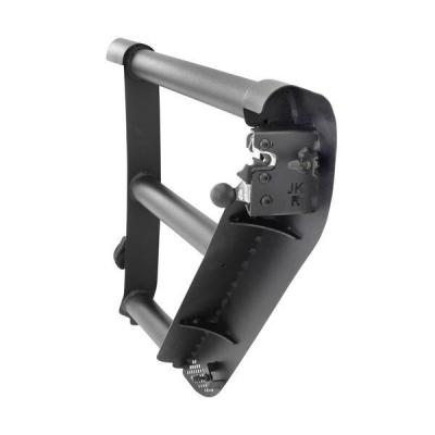 Trailline Tube Door Rear Textured Black For 2007-2018 Jeep Wrangler JK Go Rhino