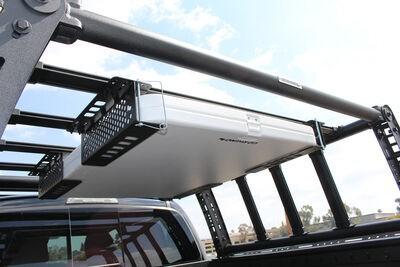 XRS/SRM Folding Table Brackets Textured Black Go Rhino