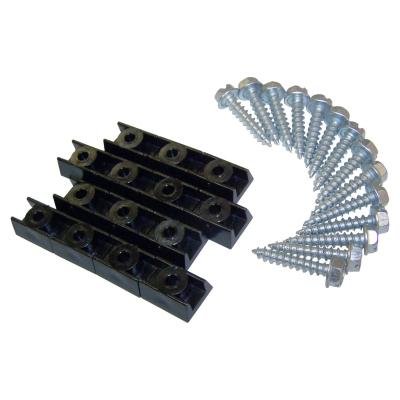 Rear Fender Flare Hardware Kit for 1987-1995 Jeep YJ Wrangler Except Renegade Crown Automotive