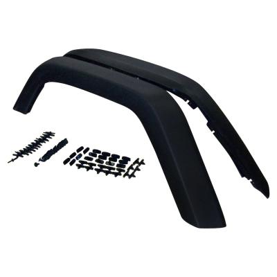 Rear Textured Black Fender Flare Kit for 07-18 JK Wrangler, Incl. Hardware Crown Automotive