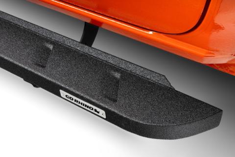 RB10 Slim Line Running Boards Boards Only Protective Bedliner Coating 2007-2025 Jeep WranglerJK/JL 2017-2025 Ford F-250/F-350 Go Rhino