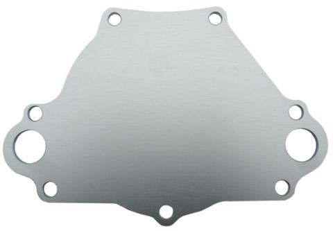 Water Pump Backing Plate SB Mopar Engines Billet Aluminum Natural Finish Proform