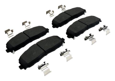 Front Brake Pad Set for Select 18-22 Jeep JL Wrangler &amp; 20-22 JL Gladiator Crown Automotive