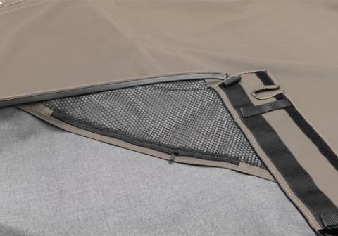 Complete Soft Top Clear Window with Frame &amp; Hardware for 1997-2006 Jeep Wrangler TJ, Khaki Diamond Rampage