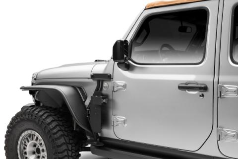 Exterior Jack Mount Textured Black 2018-2026 Jeep Wrangler JL 2/4 Door 2020-2025 Jeep Gladiator Go Rhino