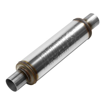 Flow Fx Muffler Flow Fx Muffler 2.25 In/Out Round Body Moderate Sound Stainless Steel Flowmaster