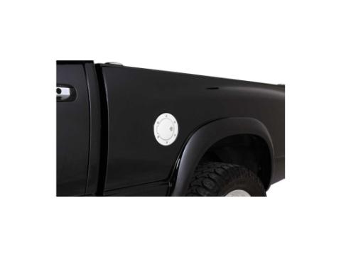 Billet Style Non-Locking Fuel Door Cover for 1997-2006 Jeep Wrangler TJ, Black Rampage