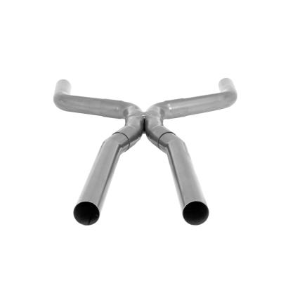 Scavenger Series Universal X-Pipe Kit Scavenger Crossover Pipe Kit 3.00 Inch Universal 5-Piece Kit 409SS Flowmaster