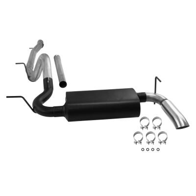 Force Ii Cat-Back Exhaust System 2007-2018 Jeep Wrangler Jk With 3.6L Or 3.8L Engine, Fits Both 2 Door And 4 Door Models Mild Sound Flowmaster