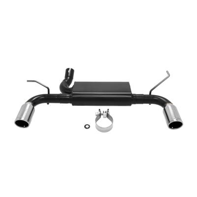 Force Ii Axle-Back Exhaust System 2012-2018 Jeep Wrangler Jk With 3.6L Engine Fits 2Dr And 4 Dr Models Moderate Sound Flowmaster