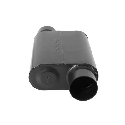 40 Series Delta Force Race Muffler 40 Series Race Muffler 409SS 3.50 Offset In 3.50 Offset Out -Aggressive Sound Flowmaster