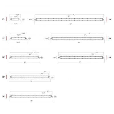 10 Inch Spot Midnight SR-Series Pro RIGID Industries