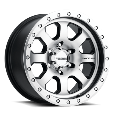 Aluminum Wheels 17x9 Avenger 929M Machined Silver -12 Offset 8 on 170 Bolt Pattern 130.81 Bore Raceline
