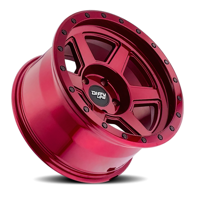Dirty Life Race Wheels Compound 9315 Crimson Candy Red 18X9 5-139.7 -12Mm 108Mm