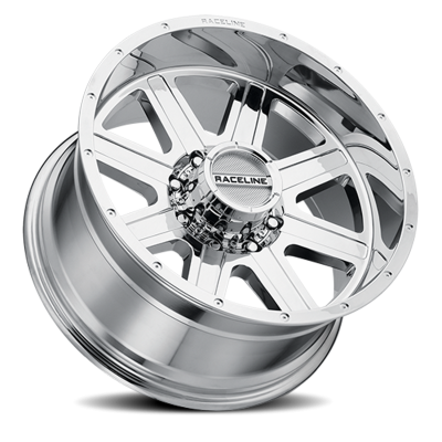 Aluminum Wheels 22x12 Hostage 940C Chrome -44 Offset 8 on 170 Bolt Pattern 125.2 Bore Raceline