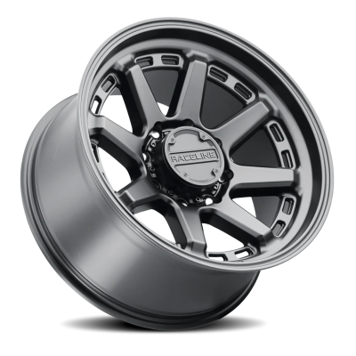 Aluminum Wheels 20x10 Scout 947B Satin Black -19 Offset 8 on 180 Bolt Pattern 124.2 Bore Raceline