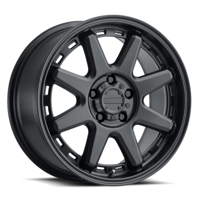 Aluminum Wheels 17x8 Scout 947B Satin Black 35 Offset 5 on 127 Bolt Pattern 78.1 Bore Raceline