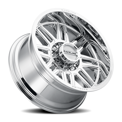 Aluminum Wheels 20x9 Split 948C Chrome 0 Offset 6 on 139.7 Bolt Pattern 106.1 Bore Raceline